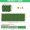SunBloom Artificial Ivy Privacy Fence Screen With Sunflowers For Outdoor Decor 5
