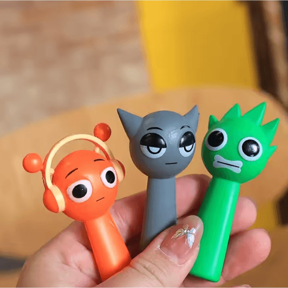 FunBox 24PCS Sprunki PVC Cartoon Figurines Set Mini Collectible Dolls Anime Action Figure Set Decor 3