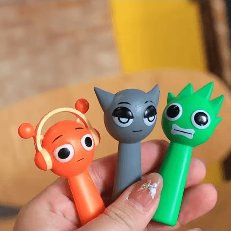 FunBox 24PCS Sprunki PVC Cartoon Figurines Set Mini Collectible Dolls Anime Action Figure Set Decor 3