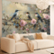 FloraVibe Hummingbird Floral Wall Tapestry Elegant Bedroom Office Decor 1