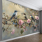 FloraVibe Hummingbird Floral Wall Tapestry Elegant Bedroom Office Decor 2
