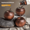 VIKAMA Wooden Apple Essential Oil Diffuser Natural Aromatherapy Decor For Home Car 0