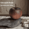 VIKAMA Wooden Apple Essential Oil Diffuser Natural Aromatherapy Decor For Home Car 3