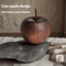 VIKAMA Wooden Apple Essential Oil Diffuser Natural Aromatherapy Decor For Home Car 3
