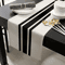 VIKAMA Modern Geometric Table Runner For Outdoor Dining Party Decor 0