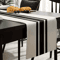 VIKAMA Modern Geometric Table Runner For Outdoor Dining Party Decor 1