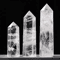 CrystalAura Natural Clear Quartz Crystal Point Obelisk Wand For Healing Decor 0