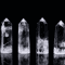 CrystalAura Natural Clear Quartz Crystal Point Obelisk Wand For Healing Decor 1