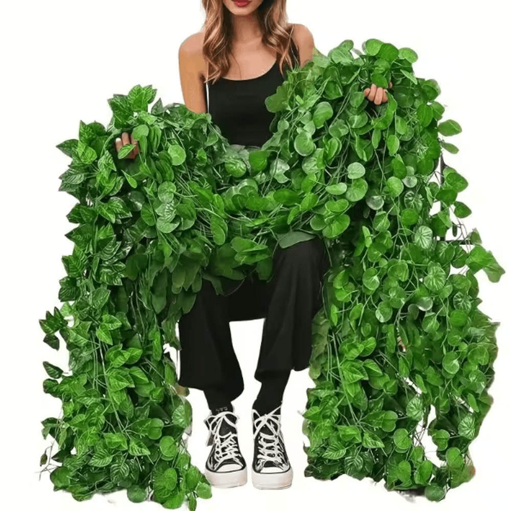GreenVibe 20PCS Artificial Ivy Garland 32m105ft Hanging Greenery Vine Decor 0