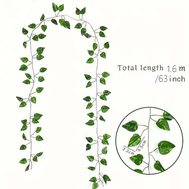 GreenVibe 20PCS Artificial Ivy Garland 32m105ft Hanging Greenery Vine Decor 5