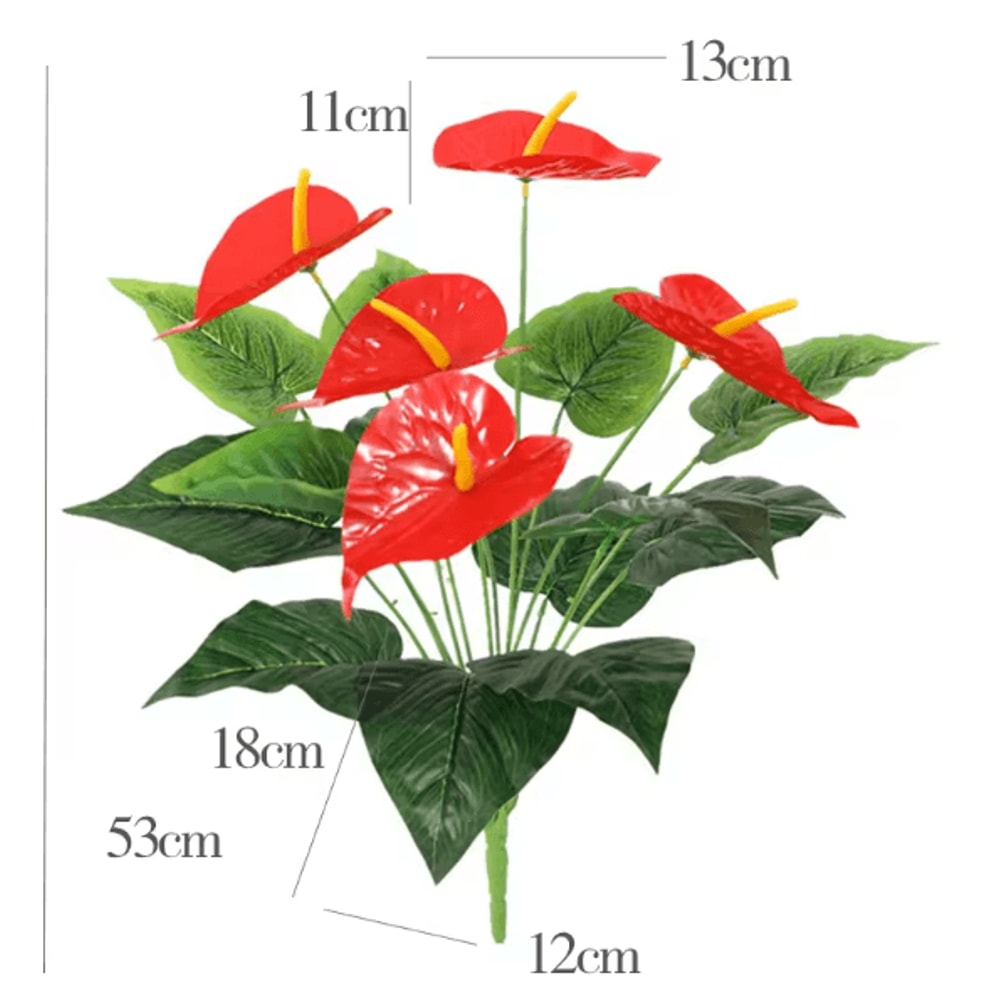 TropiLeaf 209 Inch Artificial Monstera Leaves Large Tropical Greenery Decor 4