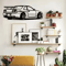 SpeedArt R Model Metal Car Wall Art Automotive Car Silhouette Hanging For Home Office Kids Room Dec 4