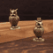 Aurelia Handmade Brass Owl Figurine Boho Desk Ornament Small Home Decor Gift 1