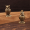 Aurelia Handmade Brass Owl Figurine Boho Desk Ornament Small Home Decor Gift 1