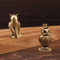 Aurelia Handmade Brass Owl Figurine Boho Desk Ornament Small Home Decor Gift 2
