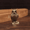 Aurelia Handmade Brass Owl Figurine Boho Desk Ornament Small Home Decor Gift 4