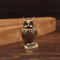 Aurelia Handmade Brass Owl Figurine Boho Desk Ornament Small Home Decor Gift 4
