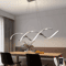 LumiLine Modern LED Linear Chandelier Long Pendant Light For Dining Room Kitchen Decor 0