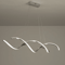 LumiLine Modern LED Linear Chandelier Long Pendant Light For Dining Room Kitchen Decor 3