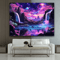 VIKAMA Fantasy Starry Sky Tapestry Glowing Waterfall Galaxy Wall Decor For Living Room 1