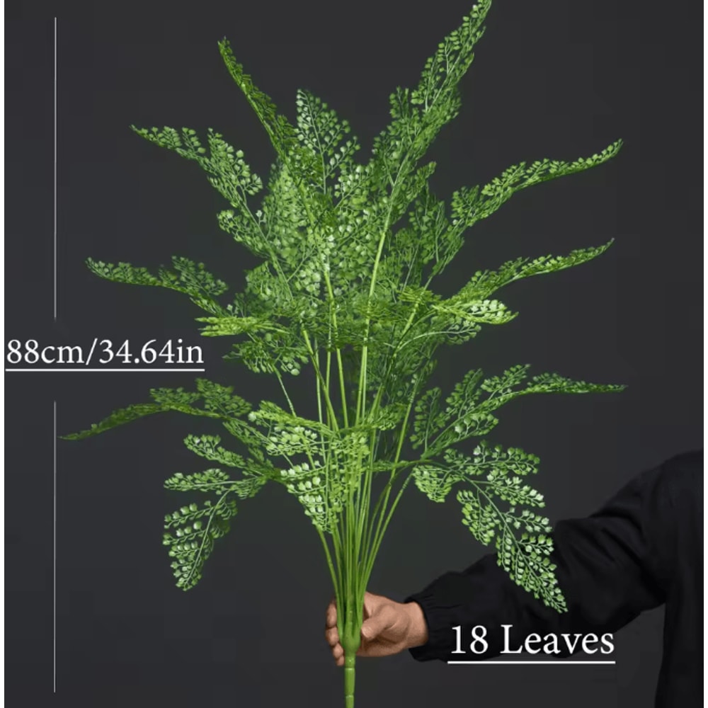 TropiMax 346 Inch Artificial Monstera Palm Leaves Large Tropical Decor Branch 5