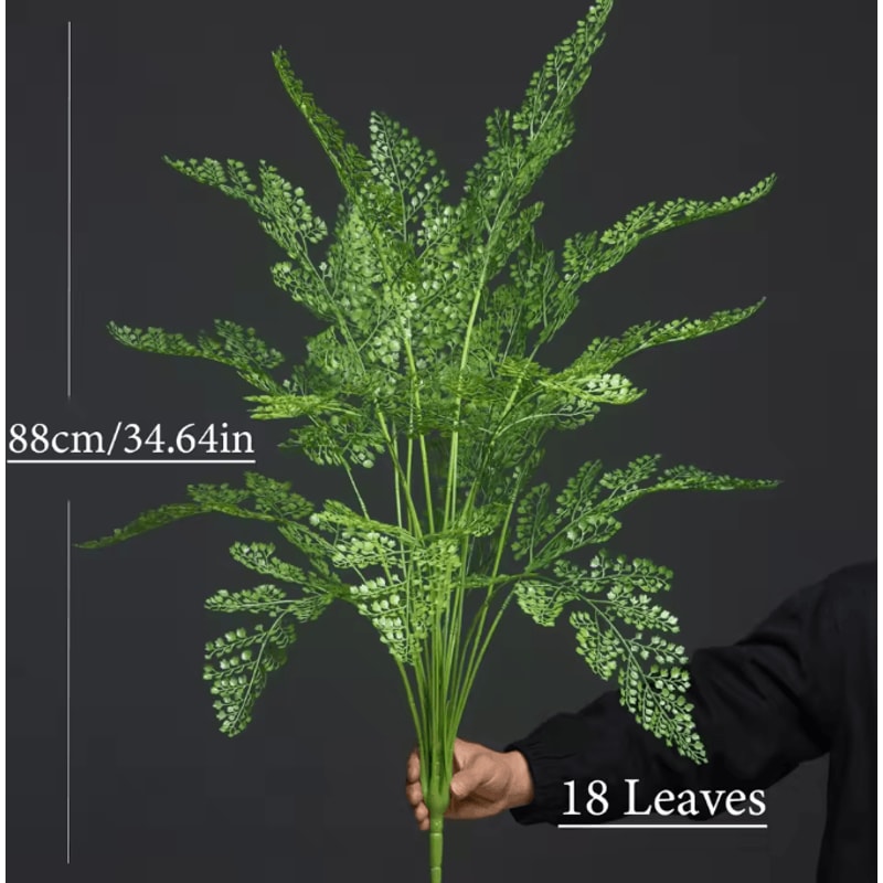 TropiMax 346 Inch Artificial Monstera Palm Leaves Large Tropical Decor Branch 5