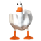 QuackAttitude Funny Duck Statue Middle Finger Cute Resin Desk Decor Gift 6