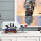 OceanMyst Black Pearl Ship In Bottle Nautical Pirate Decor Glass Ornament 2