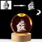 LumiMemories Custom Crystal Ball Night Light Personalized Photo LED Lamp Gift 1