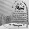 LoveMom Acrylic I Love You Mom Gift Plaque Birthday Mothers Day Decor 0