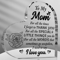 LoveMom Acrylic I Love You Mom Gift Plaque Birthday Mothers Day Decor 2