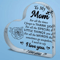 LoveMom Acrylic I Love You Mom Gift Plaque Birthday Mothers Day Decor 3