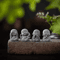 ZenSoul 14PCS Cute Mini Monk Statues Serene Meditation Decor For Desk Garden 0