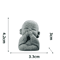 ZenSoul 14PCS Cute Mini Monk Statues Serene Meditation Decor For Desk Garden 6