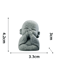 ZenSoul 14PCS Cute Mini Monk Statues Serene Meditation Decor For Desk Garden 6