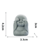 ZenSoul 14PCS Cute Mini Monk Statues Serene Meditation Decor For Desk Garden 7