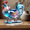 ColorCharm Acrylic Animal Desktop Decoration Cute 2D Figurine Home Office Decor 4