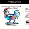 ColorCharm Acrylic Animal Desktop Decoration Cute 2D Figurine Home Office Decor 5