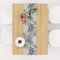 VIKAMA Elegant Floral Linen Table Runner Farmhouse Modern Dining Decor 1