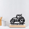 DriveCraft Personalized SUV Metal Art With Wooden Base Desk Decor For Modern Spaces 1