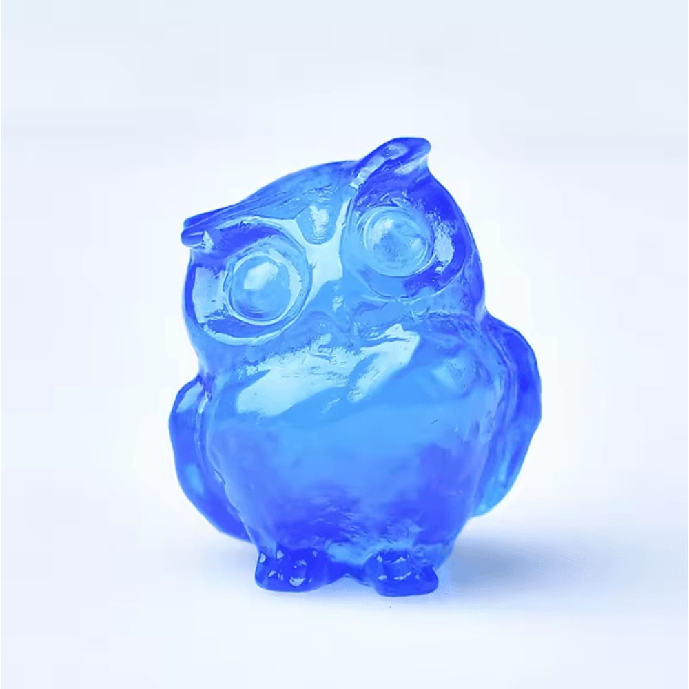 CrystalSpirit Natural Crystal Owl Figurine Healing Gemstone Decor For Home Gifts 3