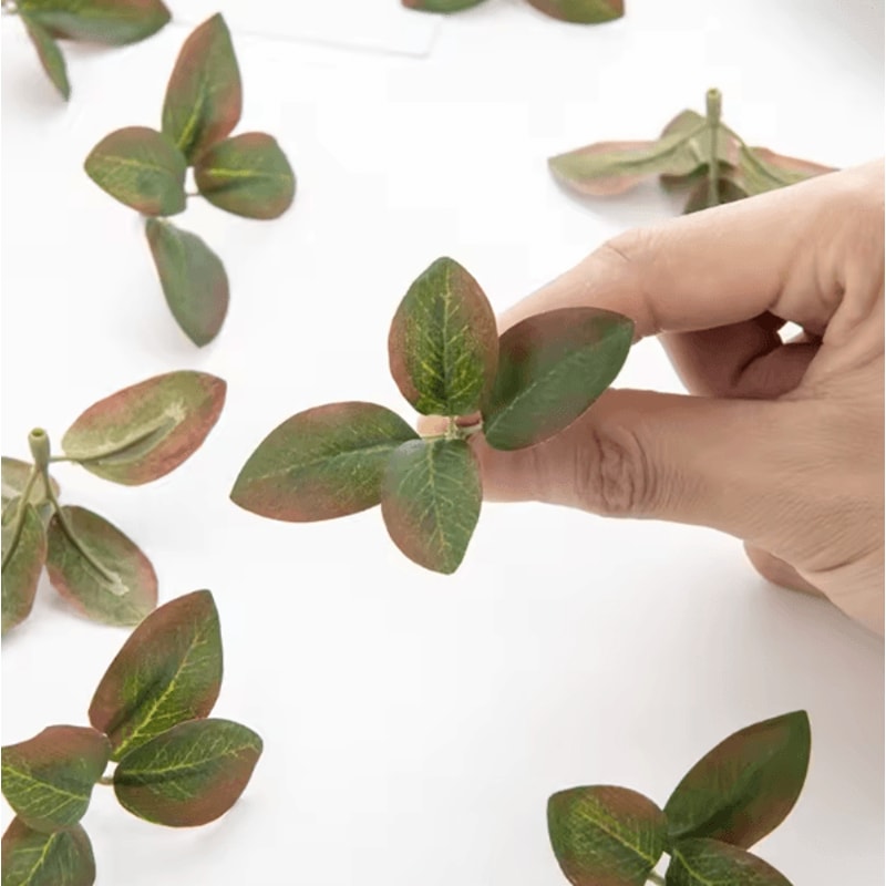 GreenBloom 50PCS Artificial Silk Tea Rose Flowers Bulk Wedding DIY Decor 3