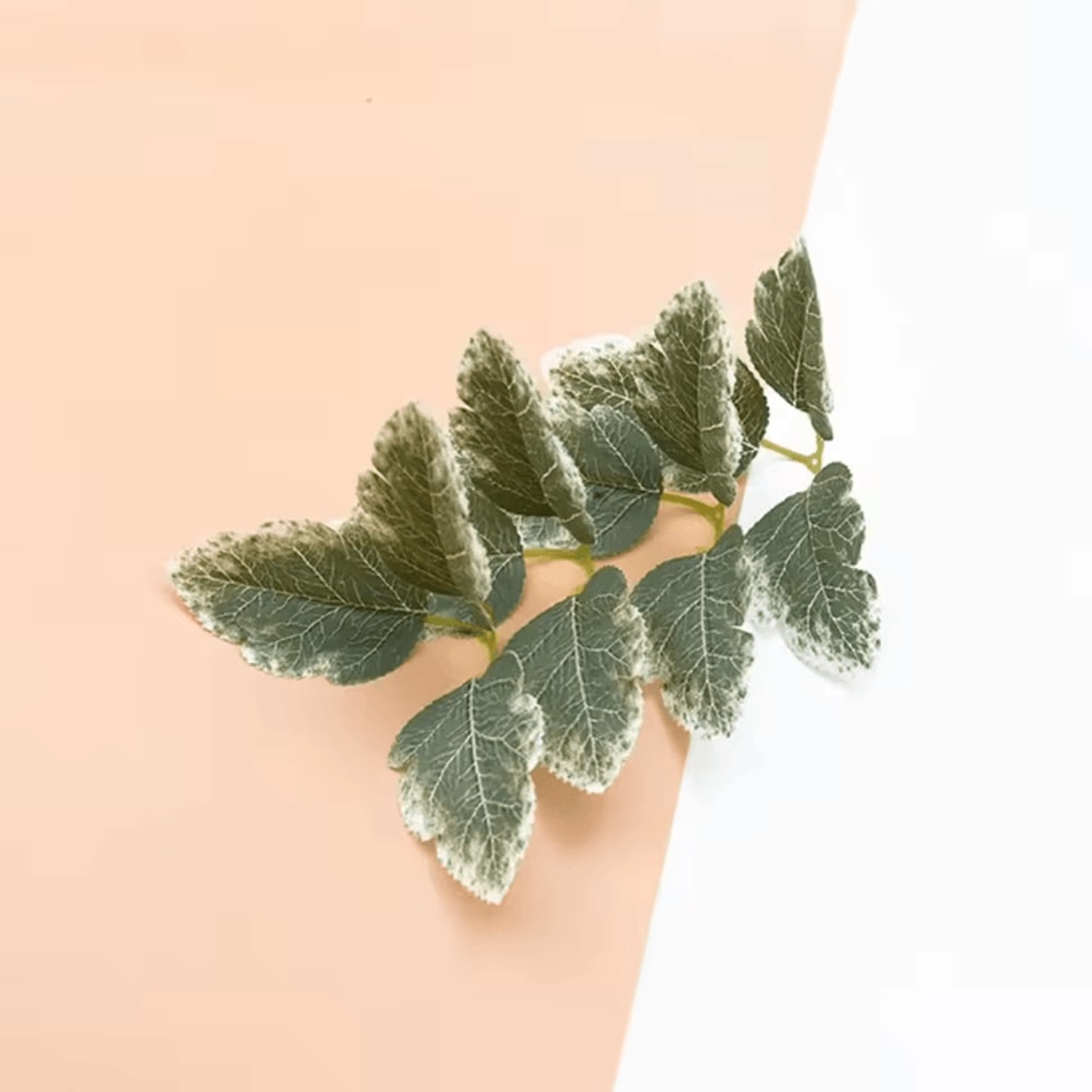 GreenLeaf 2050PCS Artificial Silk Green Leaves Bulk DIY Wedding Home Decor 4