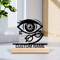 VisionCraft Personalized Ophthalmologist Metal Statue Wooden Base Desk Decor Gift 0