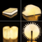 LumiBook 3D Folding Wooden LED Book Light RGB USB Rechargeable Night Lamp Decor 4