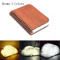 LumiBook 3D Folding Wooden LED Book Light RGB USB Rechargeable Night Lamp Decor 5