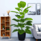 GreenMajesty 433 Inch Large Artificial Plant Tree Lush Indoor Outdoor Decor 0