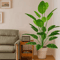 GreenMajesty 433 Inch Large Artificial Plant Tree Lush Indoor Outdoor Decor 3