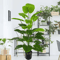 GreenMajesty 433 Inch Large Artificial Plant Tree Lush Indoor Outdoor Decor 4