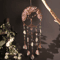 LunaCrystal Natural Agate Dream Catcher Wall Hanging Moon Star Sun Boho Decor 1